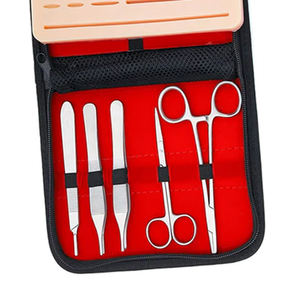 Kit de Sutura Manual de Acero para Estudiantes de Medicina con Instrumentos Quirúrgicos y Almohadilla de Práctica - Product Image 2