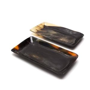 High Quality Buffalo Horn Serving Tray for Kitchen Square Shape Serving Tray With Shiny <b>Polish</b> for Restaurant & Hotel Supplies - Product Image 5