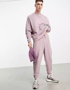 Vente en gros de pantalons pulls à capuche 100% coton de qualité supérieure pour hommes broderie personnalisée vêtements d'entraînement survêtements d'hiver avec logo - Product Image 6