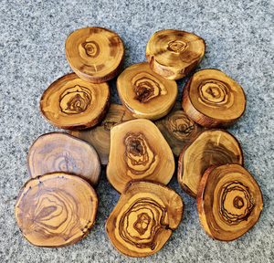 Posavasos Redondos de Madera Ecológicos Clásicos Personalizados para Café, Té y Bebidas - Tapetes de Sublimación en Blanco - Product Image 3