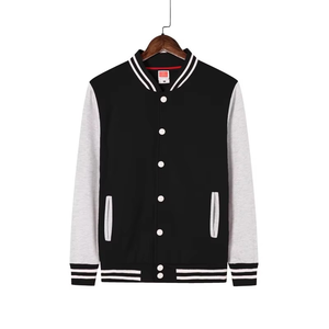 Nuevo diseño con estilo Chaquetas personalizadas de color sólido para hombres de moda Outdoor Varsity Nuevo estilo Ropa universitaria Chaqueta universitaria - Product Image 6