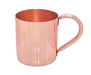 Taza de cobre antigua de Moscú de 500ML 100% Taza de cerámica ecológica pura sin BPA/vidrio a prueba de óxido y regalos de Navidad no tóxicos - Product Image 2