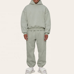 Sweat-shirts à capuche personnalisés, coupe ample, délavage acide, streetwear, impression en relief, coton mélangé, sweat-shirt d'hiver brodé, coupe ample, sweat-shirt court - Product Image 6