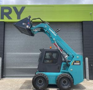 Second Hand Mini Loader SWL 3220 Wheel Loader Blue Color Engine Powered - Product Image 2