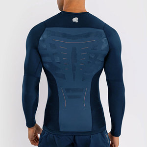 Camisa de compresión sublimada Rashguard para hombre técnica de manga completa Jiu Jitsu BJJ MMA Spandex logotipo personalizado ropa deportiva al por mayor - Product Image 2