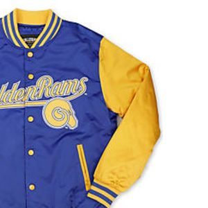 Veste universitaire d'hiver personnalisée pour homme de l'Université de l'État de l'État de New York, broderie frontale HBCU, vintage, de haute qualité, enduite, respirante - Product Image 4