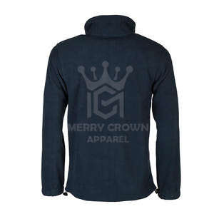Alta calidad logotipo personalizado impresión hombres Stand Collar Top Trending invierno Polar Fleece chaqueta cremallera Casual chaqueta de invierno - Product Image 5