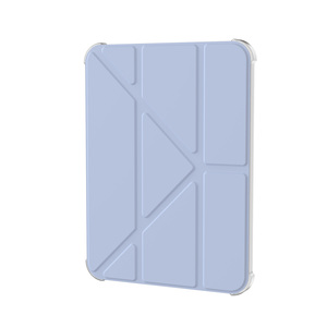 IPAD Pro 11 (2024) étui de protection bleu TPU et silicone taille 11 pouces certifié FCC pour la charge et l'utilisation du sommeil - Product Image 1