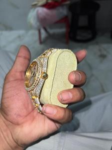 VVS Moissanite นาฬิกาฮิปฮอปเย็นติดเพชรพร้อมสายสแตนเลสรับประกันความเงางามตลอดกาล - Product Image 4