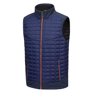 Vente en gros de veste utilitaire en laine personnalisable décoration vintage coton imperméable respirant extérieur fermeture éclair coupe-vent hiver - Product Image 1