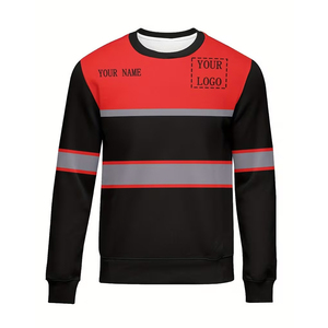 Sweat-shirt de sécurité haute visibilité, sweat-shirt de sécurité réfléchissant unisexe, vêtements de travail pour les ouvriers du bâtiment, sweat-shirt de sécurité haute visibilité - Product Image 5