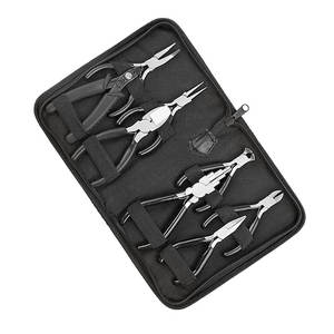 Jewelry Making <b>Pliers</b> <b>Set</b> Steel Hand Tool Kit with Zipper Case for Ring Bracelet Necklace Repair - Product Image 5