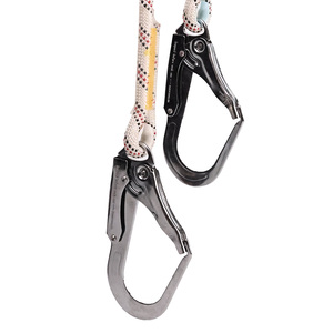 2025 berkualitas tinggi seluruh tubuh poliester memanjat jatuh perlindungan keselamatan <span class=keywords><strong>Harness</strong></span> dengan koneksi cepat gesper dan CE bersertifikat Lanyard - Product Image 6