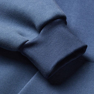 Sweat-shirts à capuche zippés pour hommes, personnalisés, de haute qualité, avec logo, 100% coton, couleur unie, pull court avec poche, sur mesure - Product Image 6