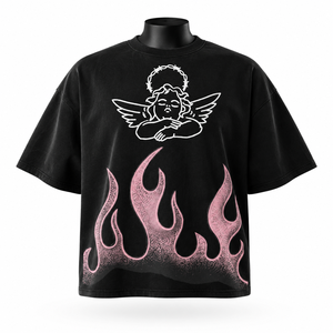 Camiseta Personalizada con Estampado Urbano, Camiseta Gráfica de Algodón Oversize, Fabricante de Ropa OEM ODM - Product Image 1