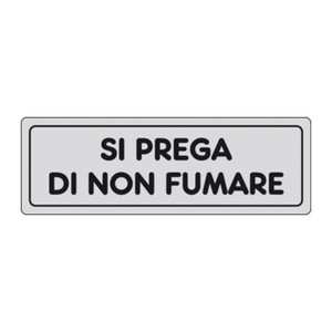 Etiqueta Adhesiva 150x50 con la Frase No Fumar - Product Image 1