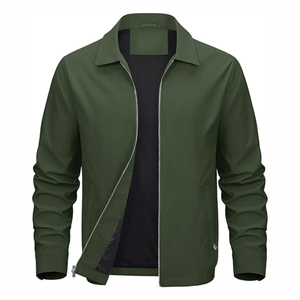 Service OEM – Blouson d'hiver pour homme à col montant, avec logo frontal, imperméable, coupe-vent, respirant, séchage rapide, options personnalisables - Product Image 2