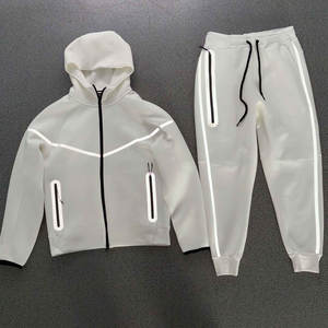 2 Pieces Baggy <b>Track</b> Suits Streetwear Jogger Lightweight Outdoors <b>Nylon</b> Reflective Windbreaker and <b>Pants</b> Tracksuit Sets Unisex - Product Image 6