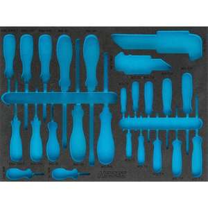 Hazet 2-Component Soft Foam Insert for 163-373/39 <b>Tool</b> <b>Boxes</b> - Product Image 1