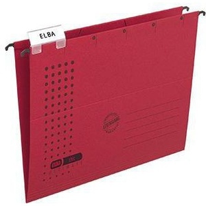 ELBA Chic ULTIMATE Hngemappe DIN <b>A4</b> 240g/m Karton File <b>Folder</b> in Red 5 St./Pack - Product Image 1