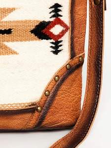 Monedero de cuero hecho a mano occidental, Monedero de piel de vaca, manta de sillín cruzado, bolso de cuero occidental de piel de vaca genuina - Product Image 4