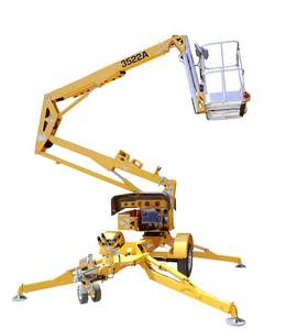 Recolector de cerezas remolcable de 39 pies a 78 pies con cesta de rotación de 360 grados 22m 14m 16m Recolector de cerezas montado en remolque con cesta de hombre grande - Product Image 6