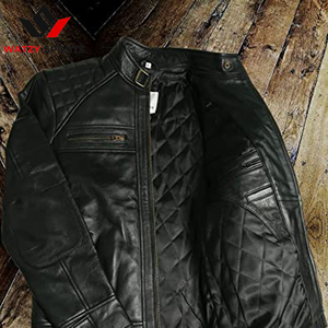 Men's Genuine Leather Biker <b>Jacket</b> Wholesale Vintage Brown Distressed Lambskin Motorcycle <b>Jacket</b> Customized Formal Black Brown - Product Image 3