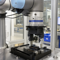 Sensor Torsi Gaya 6 Sumbu 100N-500N 3-13Nm, Load Cell Multi Sumbu untuk Perakitan Lengan Robot Cobot, Penggilingan, dan Pemolesan