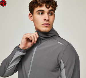 เสื้อแจ็คเก็ตกันลมแบบสั่งทำพิเศษ สไตล์แจ็คเก็ตวิ่งน้ำหนักเบา กันน้ำ สำหรับผู้ชาย เหมาะสำหรับวิ่งจ๊อกกิ้ง - Product Image 4