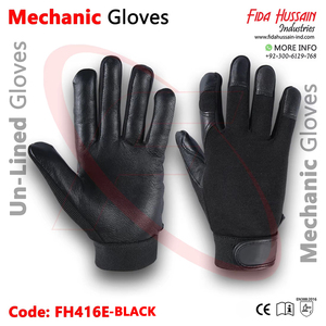 Guantes de trabajo de cuero de piel de cabra de alta calidad, venta al por mayor, mecánico de seguridad de invierno Arbeitshandschuhe para escenas de esquí y exteriores - Product Image 2