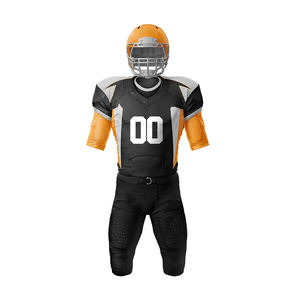 Service OEM Uniforme de football américain pour les jeunes Col en V antibactérien Séchage rapide Respirant Club Team Uniforme de football - Product Image 1