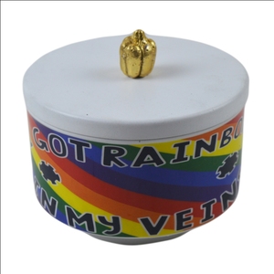 Utensilios de cocina modernos con temática LGBTQ, macetas con acabado coloreado, contenedores de almacenamiento altamente duraderos, tapa de comida, hoteles, restaurantes, hogares - Product Image 5