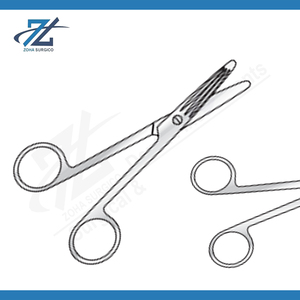 Ciseaux thyroïdiens manuels de haute qualité certifiés CE Fabricant d'instruments chirurgicaux en acier inoxydable de 152mm de long au Pakistan - Product Image 2