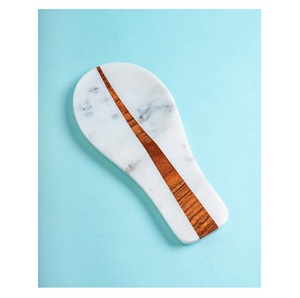 Plateau de service en acier inoxydable en forme de cœur, petite assiette, repose-cuillère personnalisé, couleur sur mesure, fait main, écologique, compatible lave-vaisselle - Product Image 5