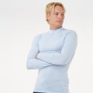 Chemise de compression à séchage rapide pour hommes sur mesure Rash Guard Fitness Surfing Latest Solid Pattern Design - Product Image 1
