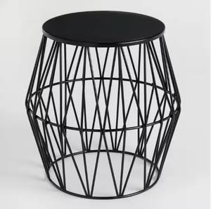 Industrial coffee <b>tables</b> with wire frame handcrafted metal stylish living and office spaces <b>decoration</b> <b>tables</b> hot selling - Product Image 2