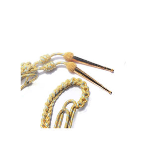 Cordons d'épaule pour uniforme d'officier en gros, cordons d'épaule rouges et autres accessoires pour uniforme de garde d'honneur, aiguillette - Product Image 1