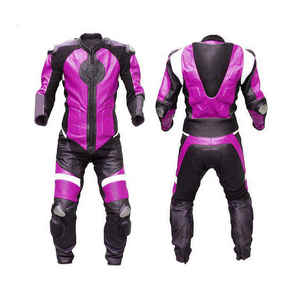 Traje de Motociclismo de Cuero Personalizable para Hombre, Resistente al Viento, Impermeable y Retardante de Llama, para Uso en Pista y Carretera, Verano/Invierno - Product Image 1