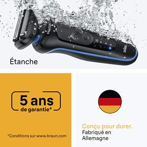 Afeitadora Eléctrica Impermeable IPX7 para Hombre con Cuchillas Flexibles, 2 Modos de Afeitado, Recortadora para Cara y Barba, Afeitado Suave - Product Image 5
