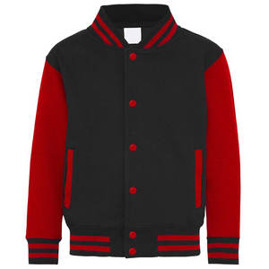 <b>Black</b>/<b>Red</b> Premium <b>Varsity</b> <b>Jackets</b> <b>and</b> Letterman <b>Jackets</b> Embroidered <b>varsity</b> <b>jackets</b> made from a polyester <b>and</b> cotton blend - Product Image 1