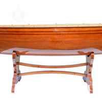 Table de canoë en bois peinte écologique OMH K073 de 1,5 m, mobilier nautique autoportant, thème sportif, décoration intérieure Vietnam Dong Nai