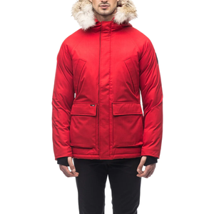 Parka de lona transpirable de alta calidad para hombre, color y tamaño personalizados con forro de tela cómodo, nuevo estilo de invierno - Product Image 2