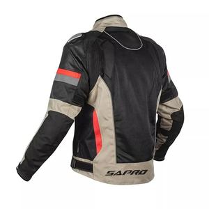 Veste de protection extérieure respirante pour équipement de moto d'été de haute qualité avec col montant et coussin protégé en maille - Product Image 2