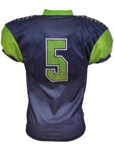 Grossiste personnalisé Vêtements de football américain Ensemble d'uniformes colorés en sergé violet personnalisé OEM - Product Image 5