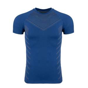 T-shirt de sport respirant à compression pour homme, à séchage rapide, avec logo personnalisé, prix d'usine OEM Chine Bangladesh - Product Image 4
