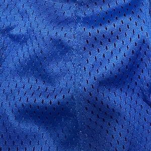 Shorts de basket-ball en maille bleue pour hommes avec bordure jaune, taille à cordon de serrage, respirant, coupe régulière, vêtements de sport d'été - Product Image 5