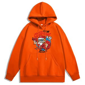 Custom <b>Christmas</b> <b>Hoodies</b> Oversized Streetwear Fleece Pullover with Stand Collar Embroidered Manufacturer's <b>Christmas</b> <b>Hoodies</b> - Product Image 1