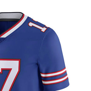 Camiseta de Fútbol Americano Personalizada 2026, Transpirable, de Secado Rápido, Talla Grande para Hombre, Cuello en V, Manga Corta, Alta Calidad - Product Image 3