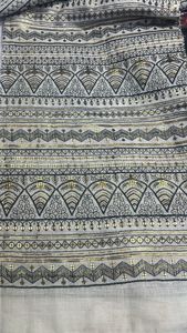 Le travail de broderie en poly lilen doux fait au matériel de robe de kurta de l'homme - Product Image 3