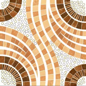 Le stationnement moderne d'argile de brique de série de poinçon couvre de tuiles la conception extérieure de finition de poinçon de 300x300mm - Product Image 4